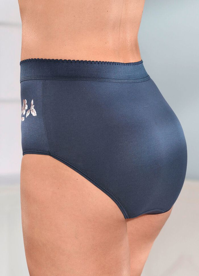 Set van vier gevormde slips met verstevigd buikgedeelte 