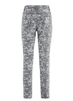 Jeans met camouflagepatroon ANTRACIET GRIJS