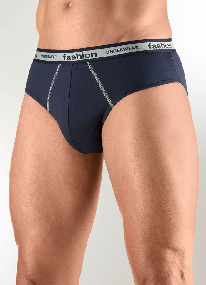 Verpakking van vier slips met elastische tailleband 