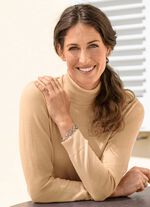 Trui van zachte, soepel vallende kwaliteit 