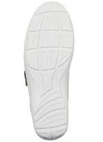 Waldläufer, comfortabele damespantoffels, breedte H, met uitneembaar voetbed MATZILVER