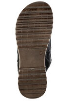 Gemini, stijlvolle damesmuiltjes, breedte G, gemaakt van leer SCHWARZ