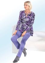 Broek met elastische tailleband aan de achterkant 