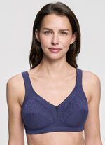 Set van twee bh's met kanten inzetstukken 1X MARINE, 1X WEISS