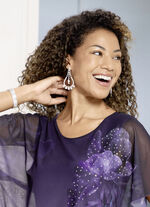 5-rijige strass-bangle 