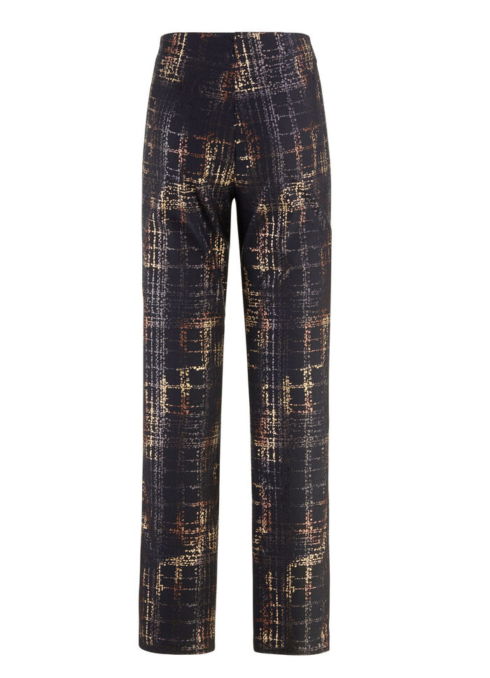 Broek met aangesneden band 