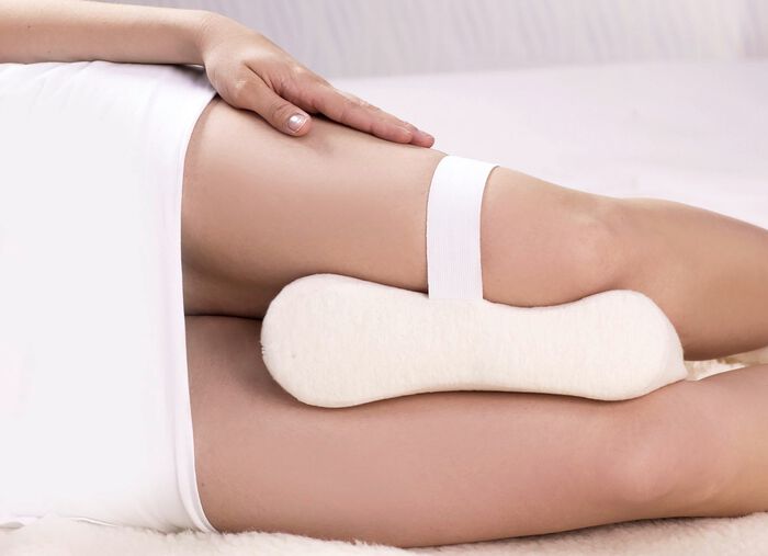 Kniekussen van traagschuim 