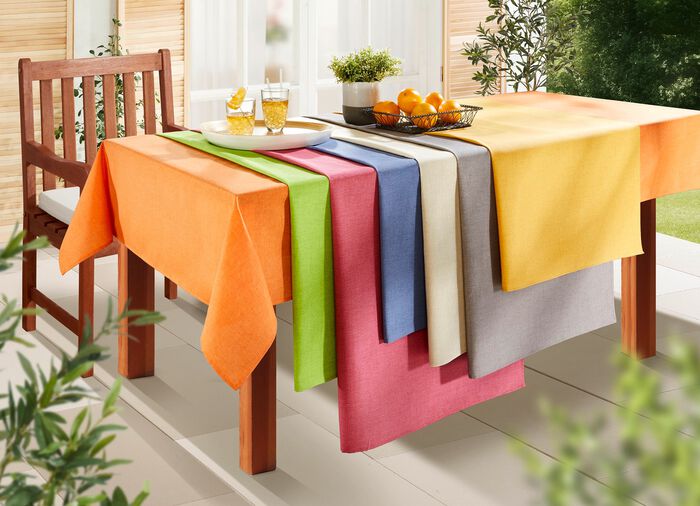 Tafelkleed of zitkussen voor binnen en buiten met vlekbescherming 