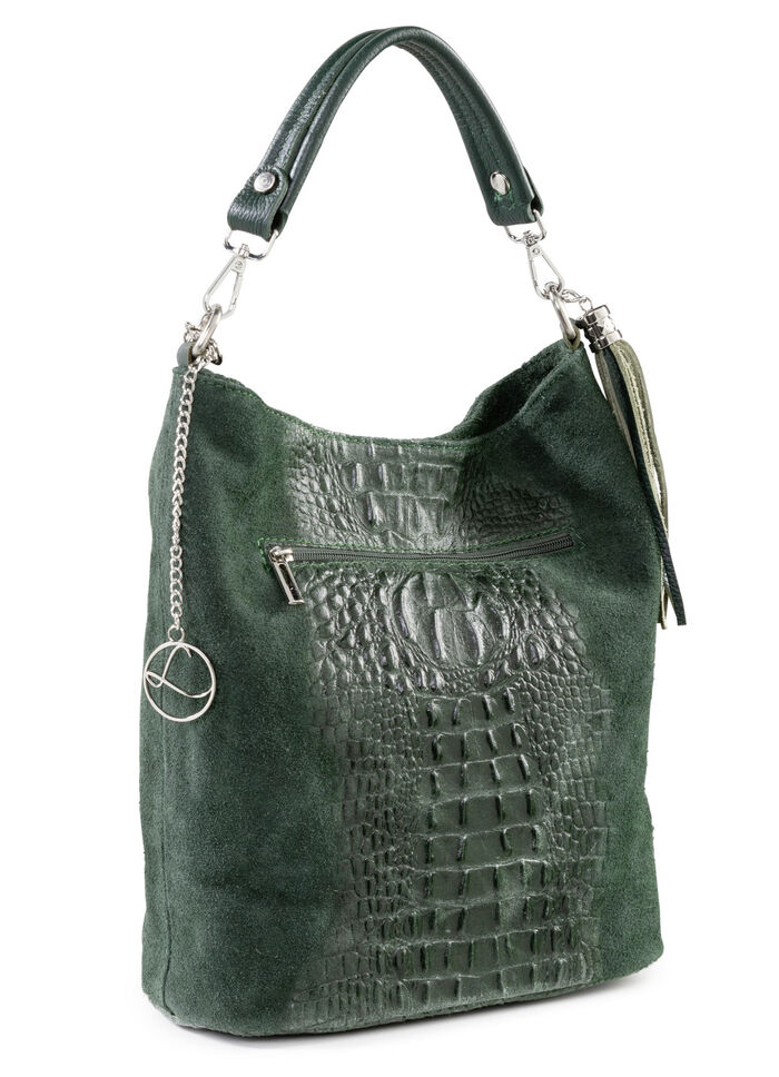 Laurina tas gemaakt van kalfssu&egrave;de DENNENBOOM