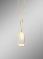 Ketting met echte parelmoer 