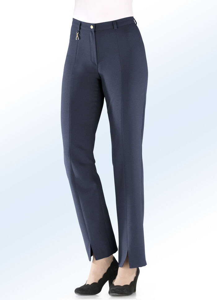 Broek met stretchband MARINE