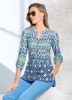 Overhemdtuniek met oprolmouwen 