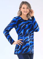 Trui in hoogwaardig jacquard-design 