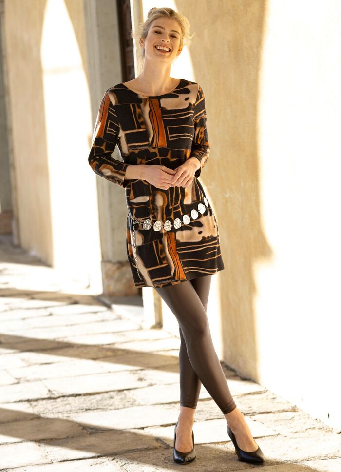 Gebreide tuniek van fijn breisel 