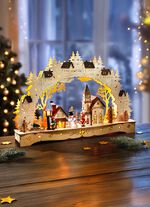 Kaarsenboog met LED-verlichting 