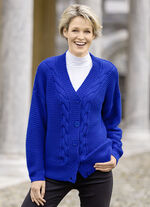 Cardigan met decoratieve structuur 