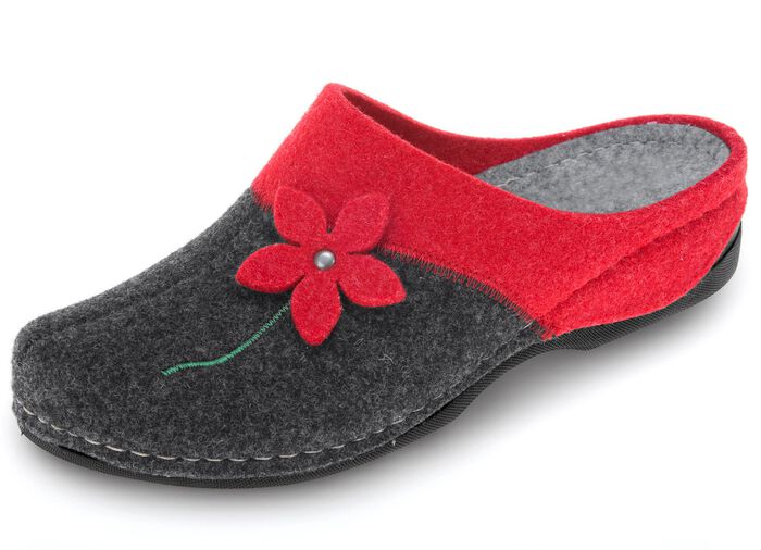 Laurina, klassieke damespantoffels, met anatomisch gevormd voetbed 