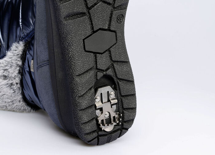 Winterlaarzen met rand van imitatiebont BORDEAUX