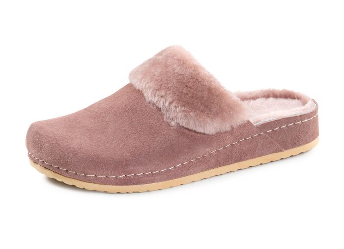 Mubb, warme damesslippers, wijdte H, met lamsvacht 