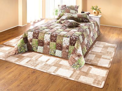 Katoenen spreien en kussenslopen met patchwork 