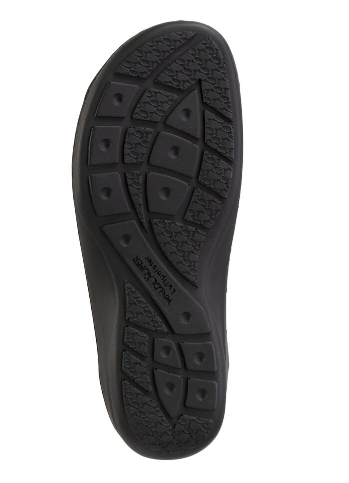 Ranger-muilezel met metalen sieraden met strass-steentjes ZWART