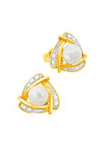 Originele oorbellen met zoetwaterparels 