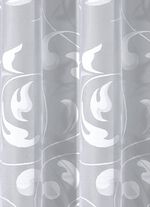 Licht transparant gordijn met ranken-motief 