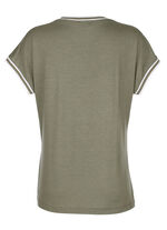 Shirt met patroonmixmotief 