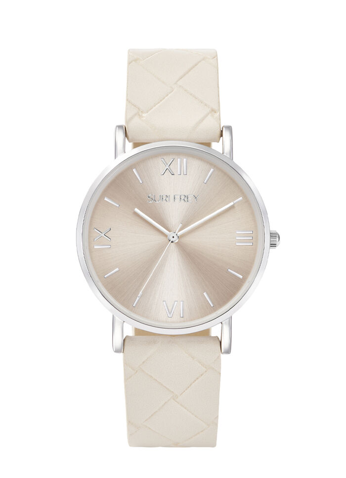 Elegant kwarts dameshorloge.