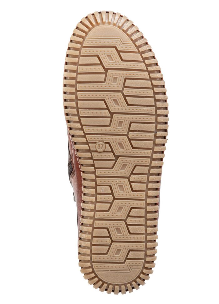 Tweelingen Patchwork Bootie COGNAC-KLEURIG