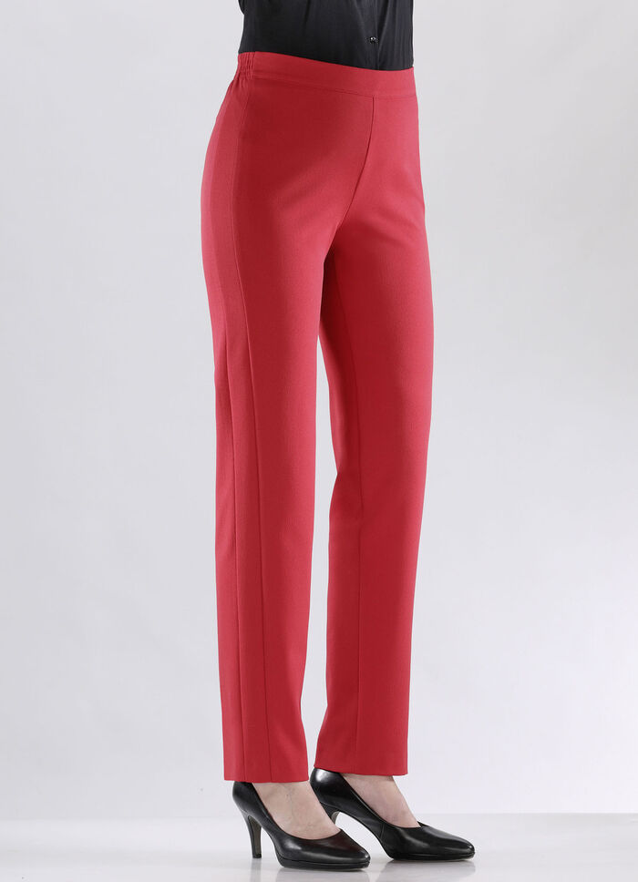 Broek met elastische tailleband aan de achterkant ROOD