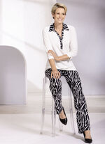 Broek met comfortabele breedte 