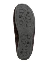 Textielpantoffels met uitneembaar voetbed 