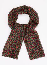 Sjaal met roofdierbontontwerp 