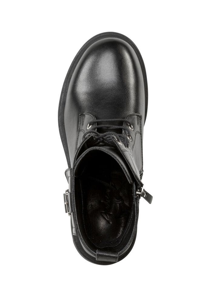 Andrea Conti enkellaarsjes met modieuze opgestikte zakken ZWART