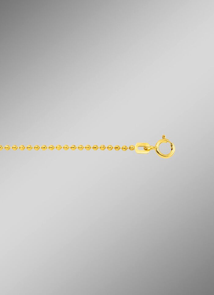 Chique gouden bolletjesketting 