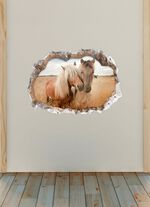 3D-muurtattoo met indrukwekkend 3D-effect 