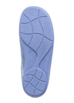 Laurina, klassieke damespantoffels, met uitneembaar voetbed KORNBLAU