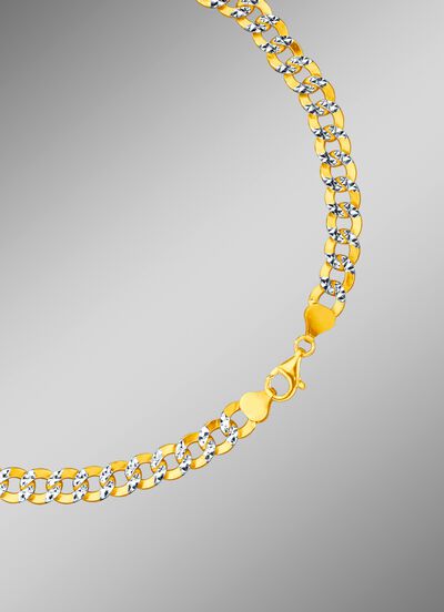 Charmante kinkettingset in bicolor 