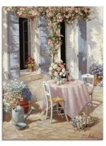 Romantische canvasfoto-uitnodiging 