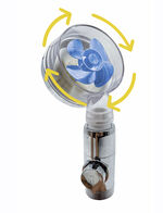 Aquadon EcoTornado douchekop met ingenieus turbine-effect BLAU