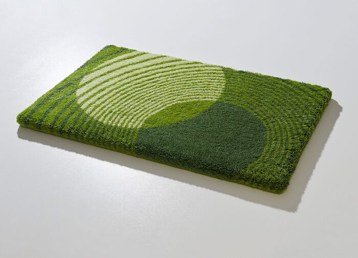 Badkamerset van LineaDue met antislip achterkant GROEN