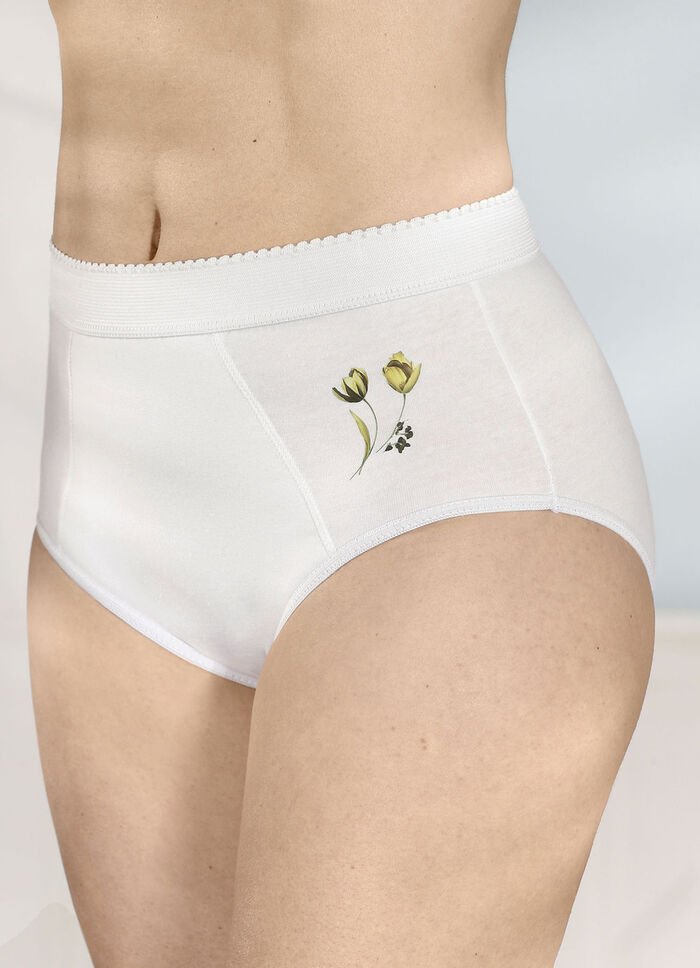 Vierpack corrigerende slips met verstevigde buikzone 