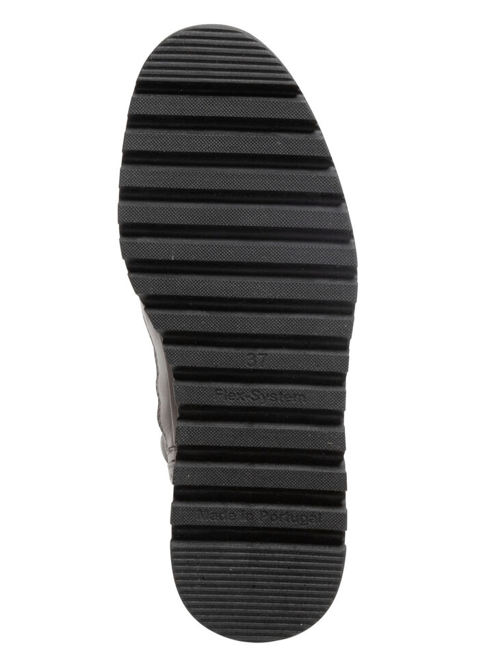 Mocassin-enkellaarzen van ELENA EDEN GRIJS