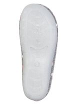 Laurina, klassieke damespantoffels, met stippenborduursel GRIJS