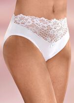 Laurina set van vier slips met elastische kant 