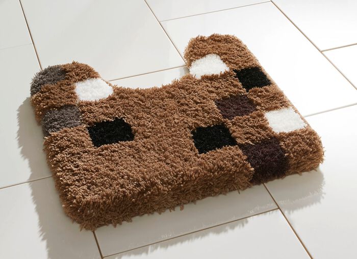 Badkamerset met latex, antislip achterkant 