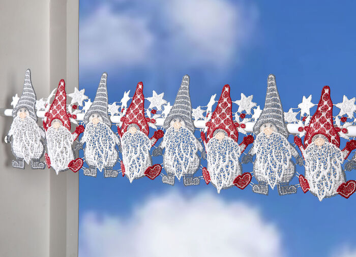 Paaldecoratie gemaakt van echt Plauenkant 