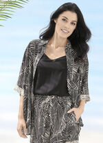 Laurina blouse met korte mouwen 