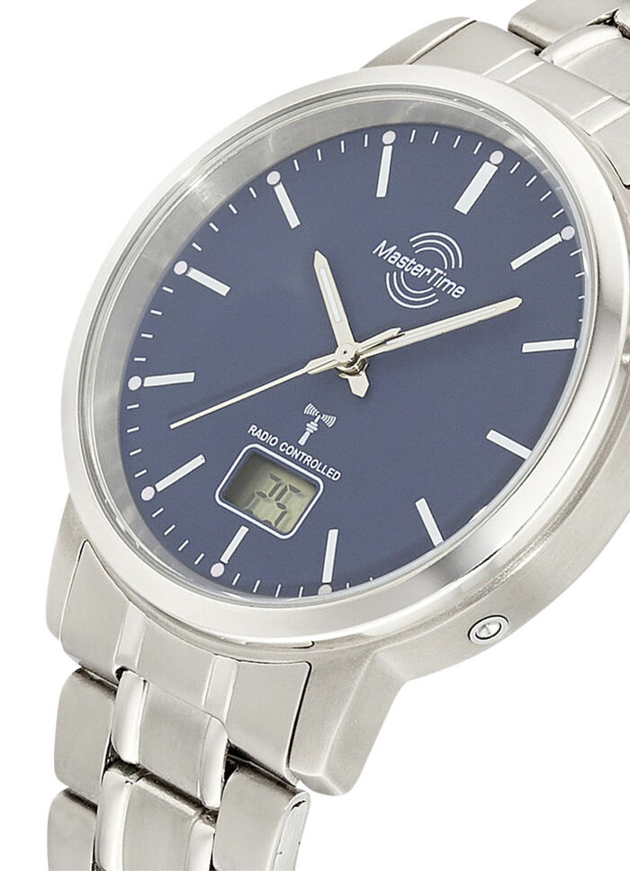 Master Time radiogestuurd herenhorloge gemaakt van titanium 